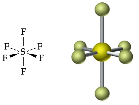 Sf6 тип химической связи и схема